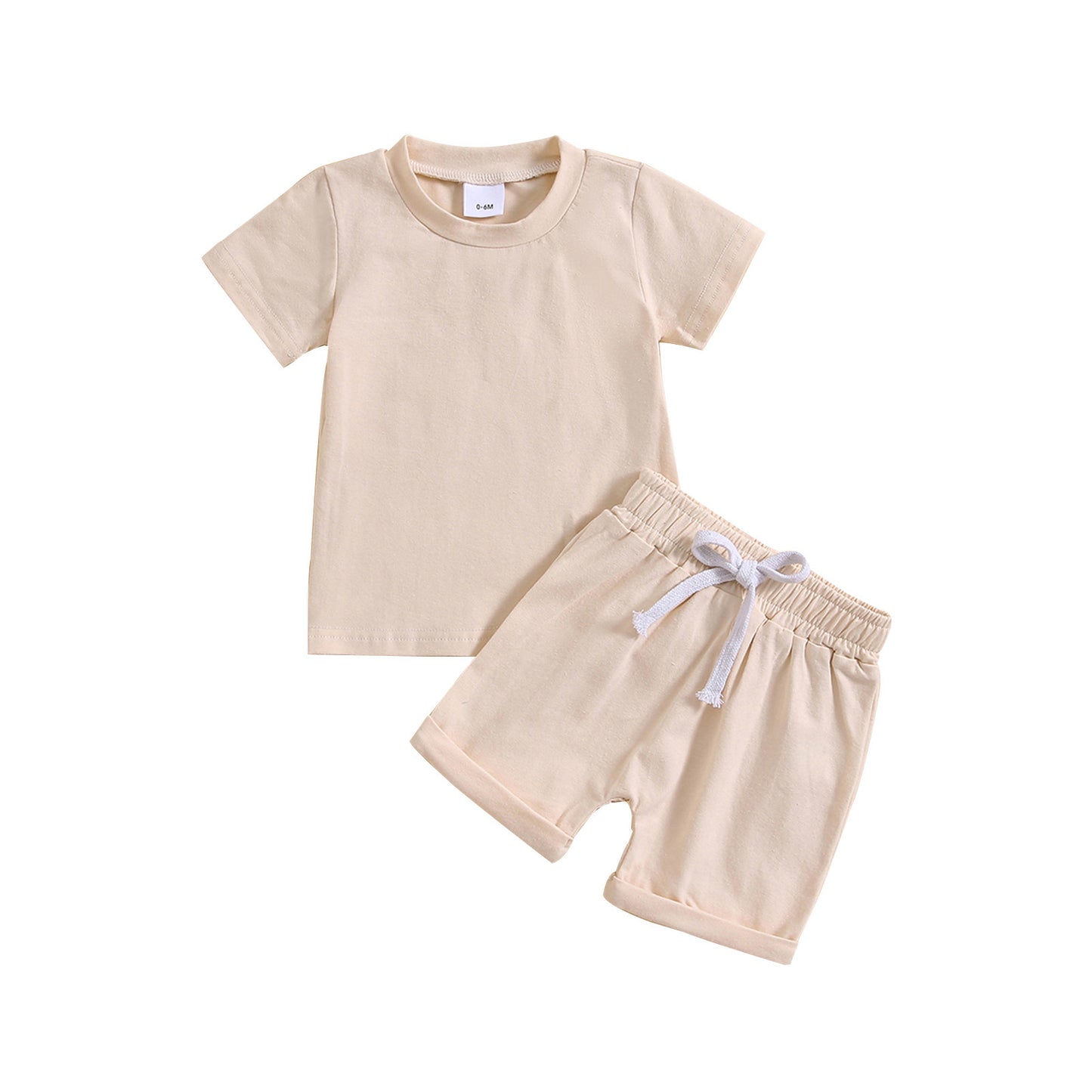 Boys' and Girls' Short-Sleeved Shorts Set