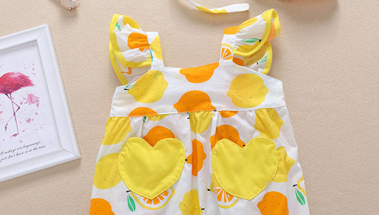 Fruity Summer Baby Rompers