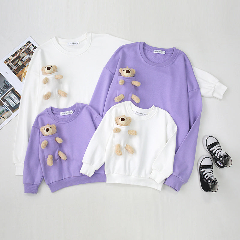 Matching Mother-Child Teddy Bear Top