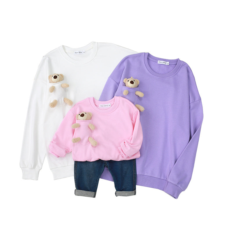 Matching Mother-Child Teddy Bear Top