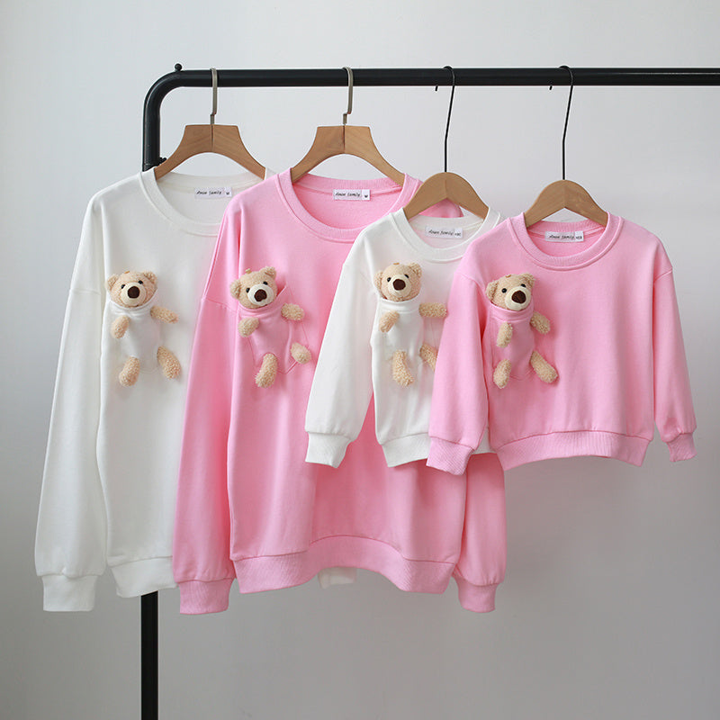 Matching Mother-Child Teddy Bear Top