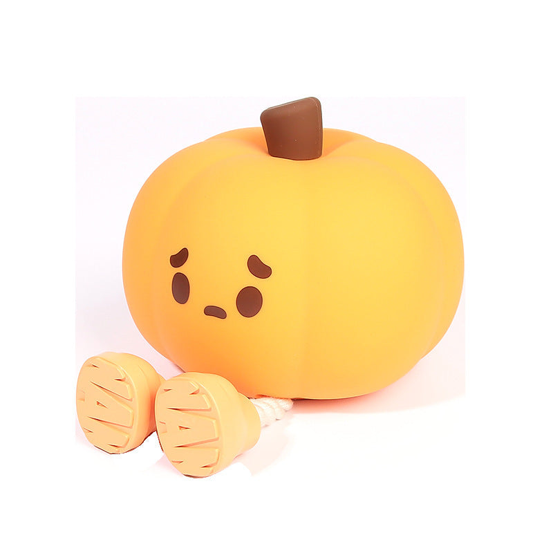 Cute Soft Halloween Pumpkin Touch Night Light