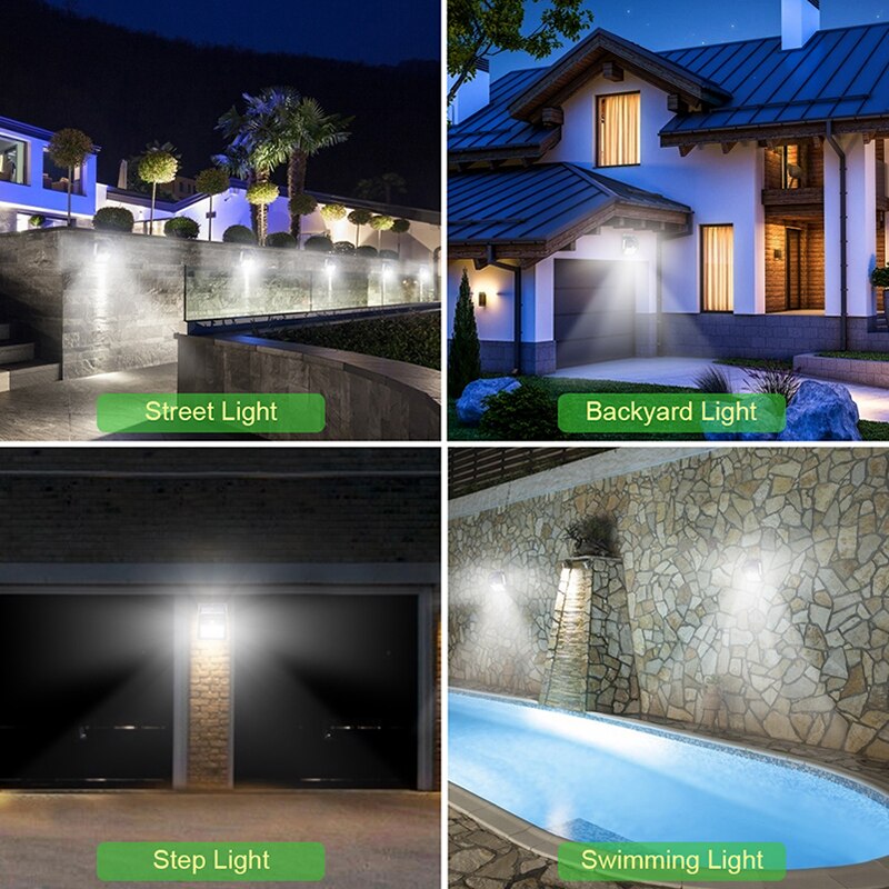 Motion Sensor LED Solar Light Solar Powered By Sunlight