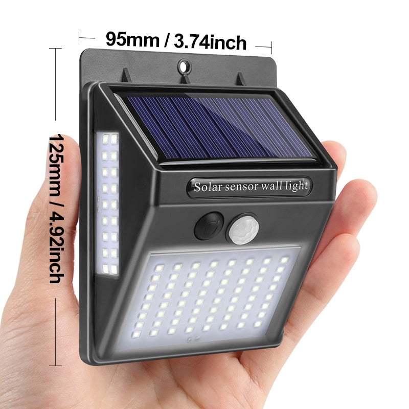 Motion Sensor LED Solar Light Solar Powered By Sunlight