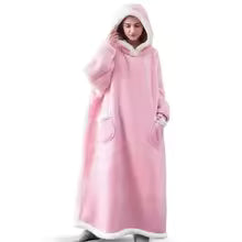 Cozy Giant Flannel Hoodie Blanket