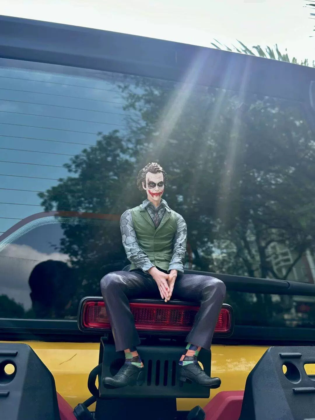 Heath Ledger Doll Car Tail Sitting Doll