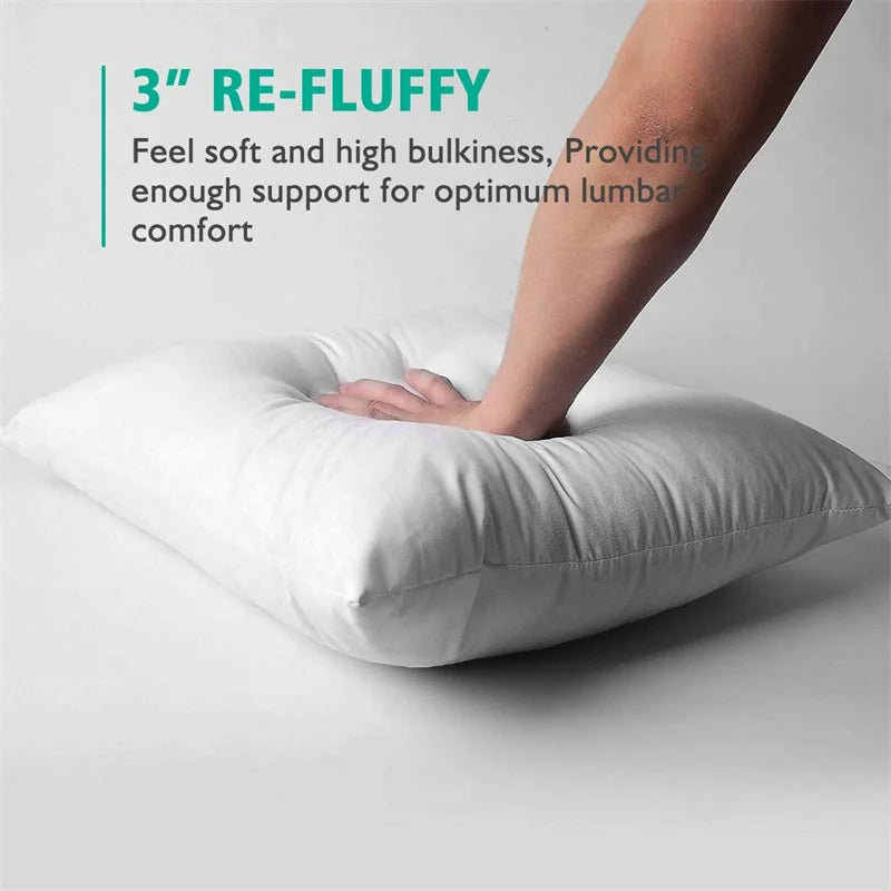 Natural Goose Feather & Down Throw Pillows Insert Bed/Couch/Sofa/Home/Hotel Pillow