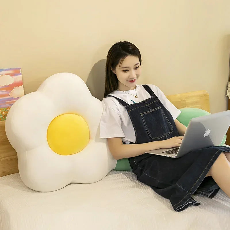 Large Plush Soft Flower Pillow