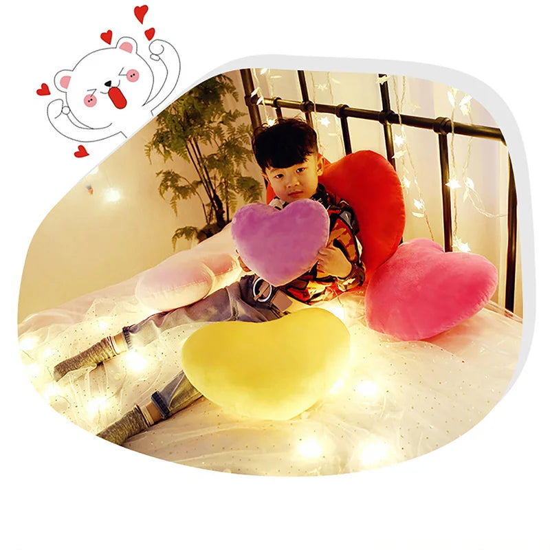 Cute Throw Pillow Heart-Shaped Pillow
