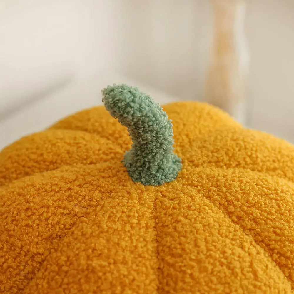 Colorful 3-D Pumpkin Plush Pillow