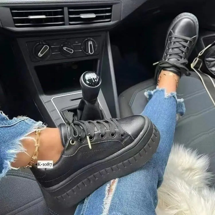 Tennis Lace Up Canvas Casual Walking Shoes