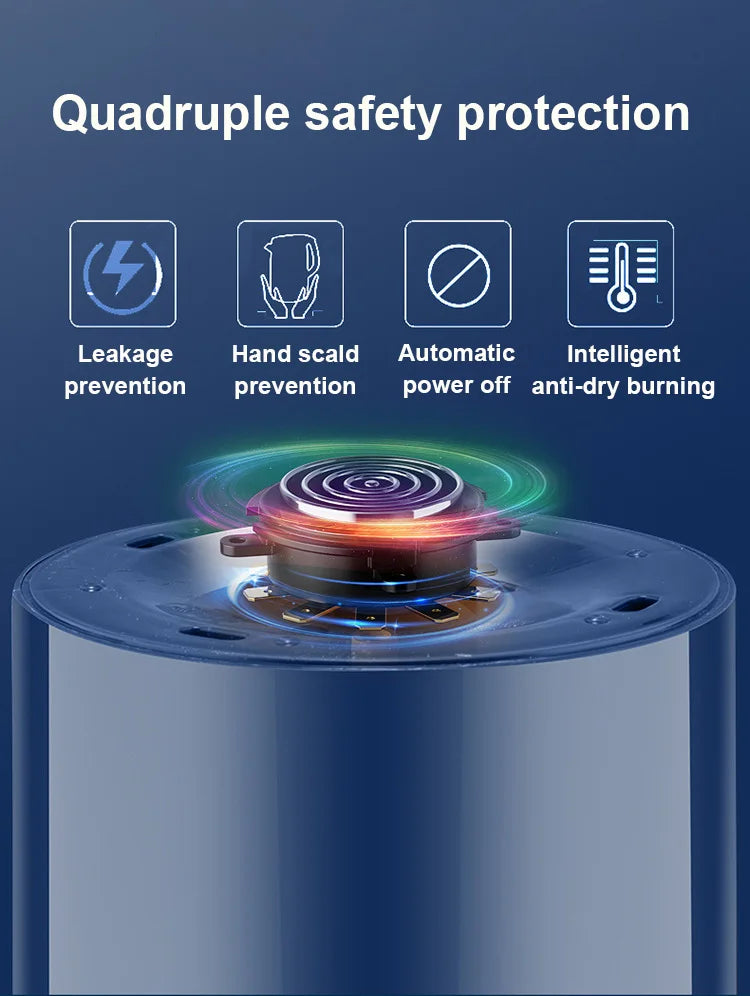 2.2L Electric Kettle Quick Heating Hot Water Boiling Teapot