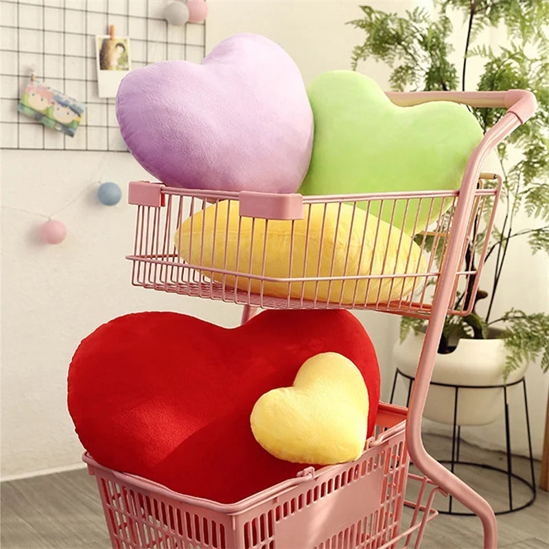 Cute Throw Pillow Heart-Shaped Pillow
