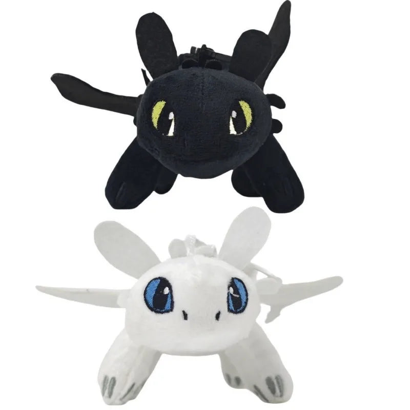 Cartoon Plush Decoration Black Flying Dragon Car Roof