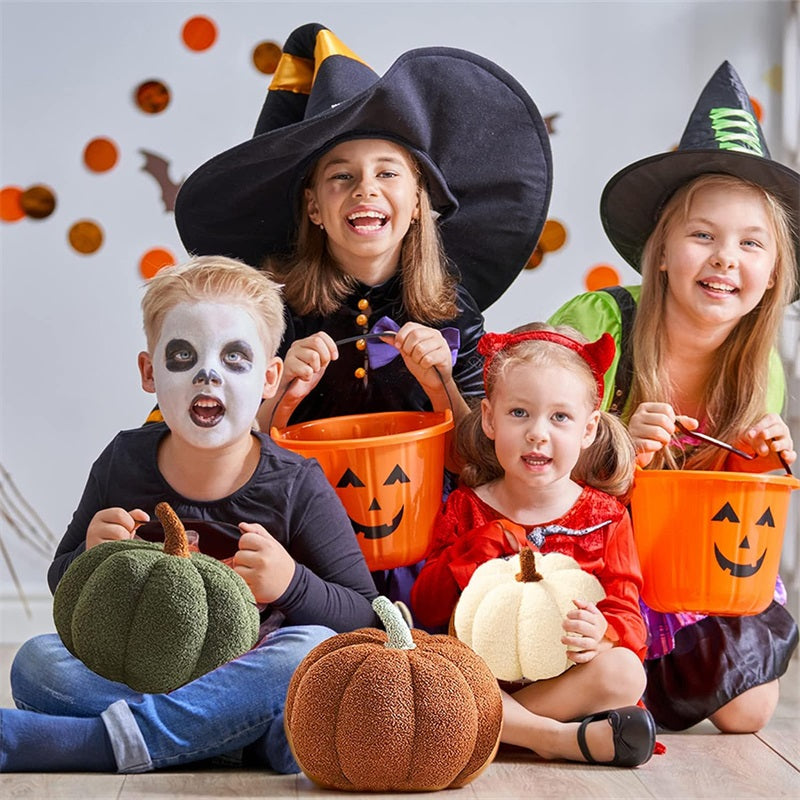 Halloween Pumpkin Throw Pillow Stuffed Cushion for Home