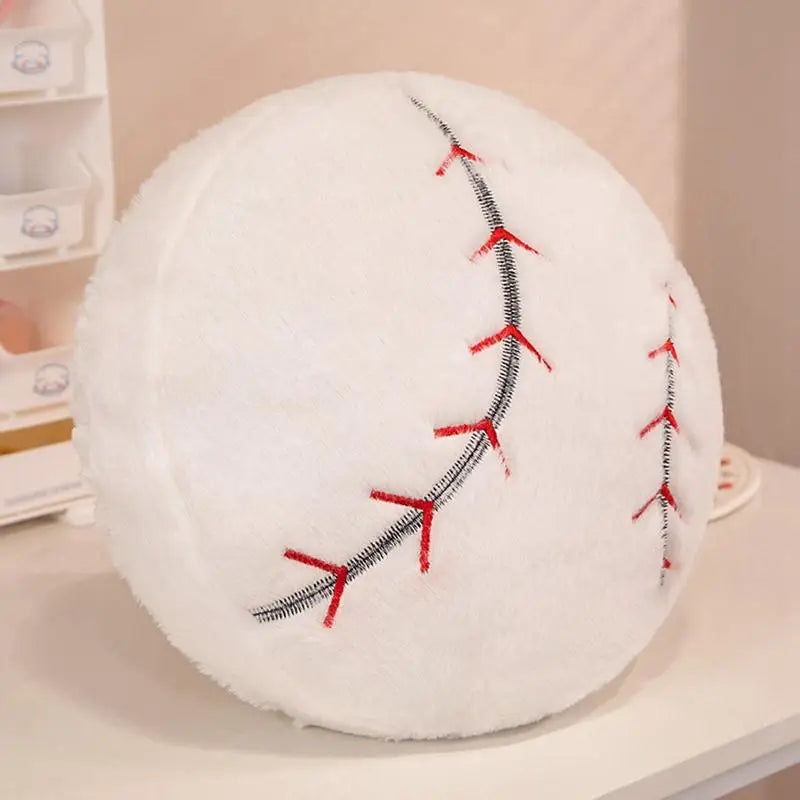 Sporty Stuffed Pillows - Baseball and Basketball