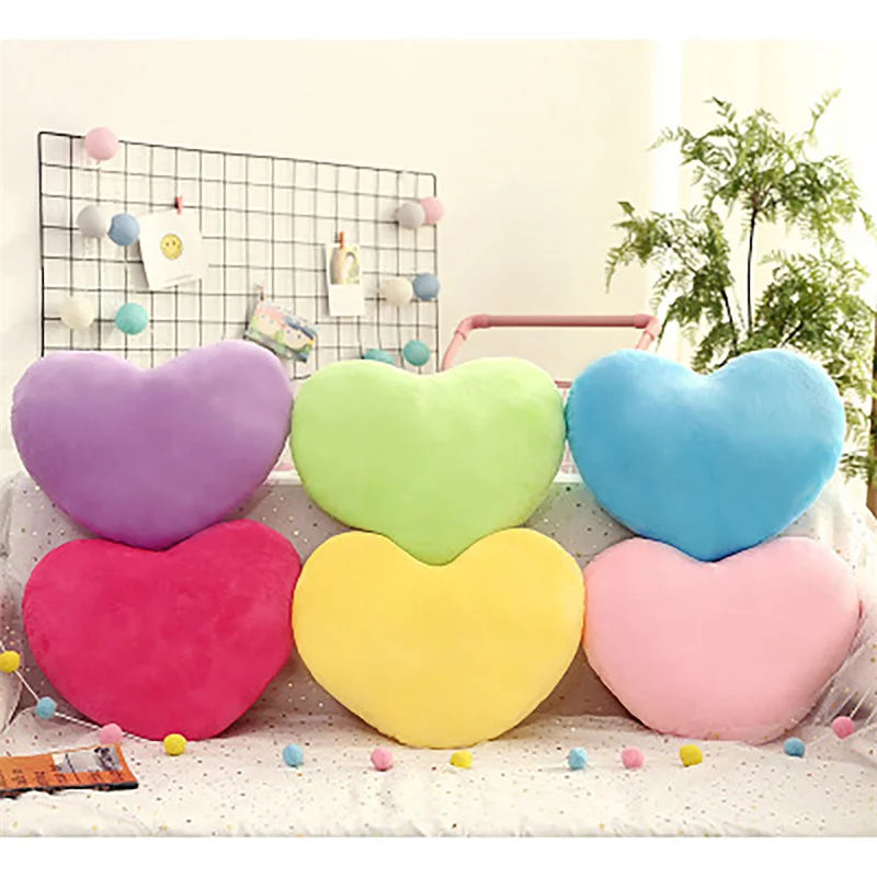 Cute Throw Pillow Heart-Shaped Pillow