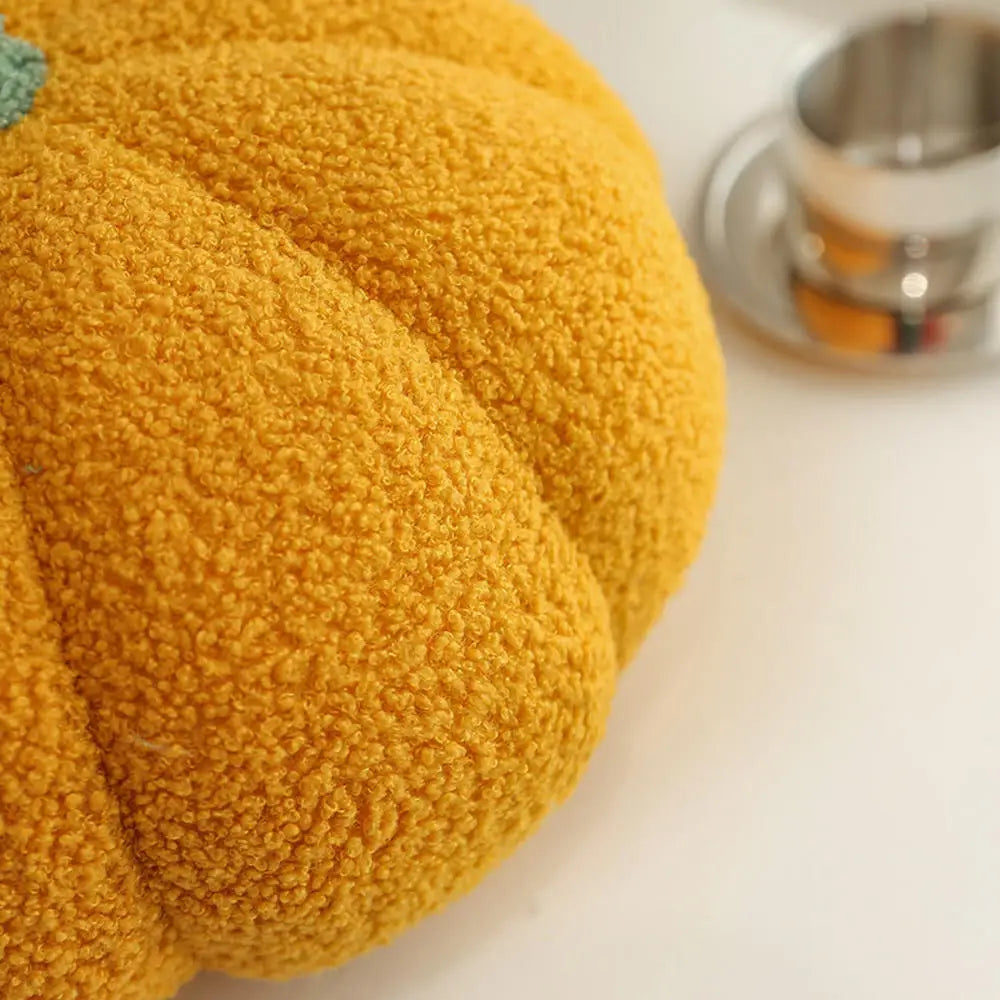 Colorful 3-D Pumpkin Plush Pillow