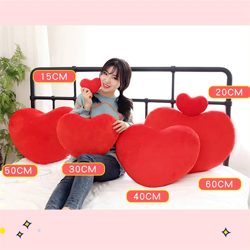 Cute Throw Pillow Heart-Shaped Pillow