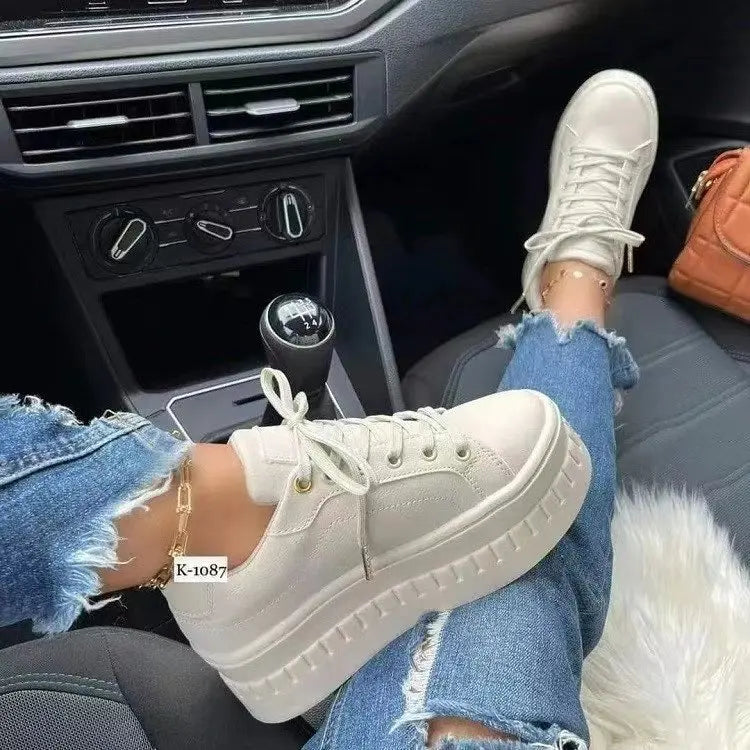 Tennis Lace Up Canvas Casual Walking Shoes