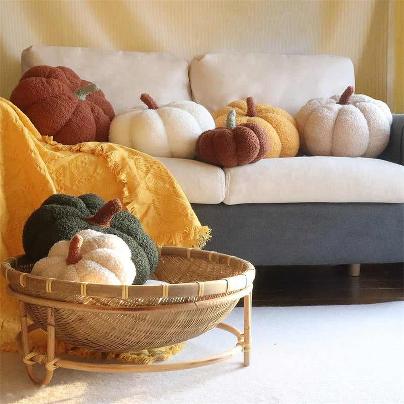 Halloween Pumpkin Throw Pillow Stuffed Cushion for Home