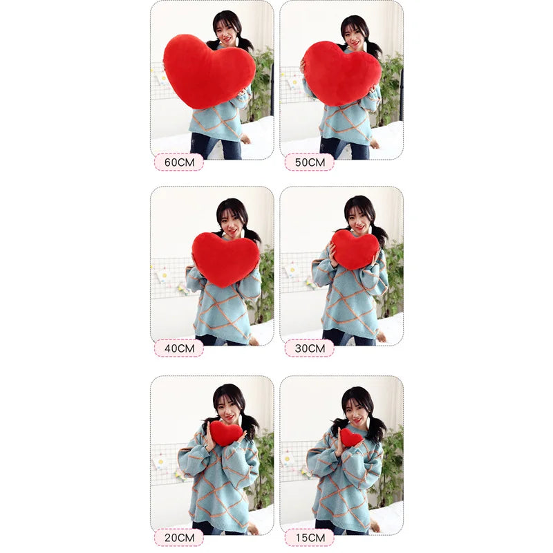 Cute Throw Pillow Heart-Shaped Pillow