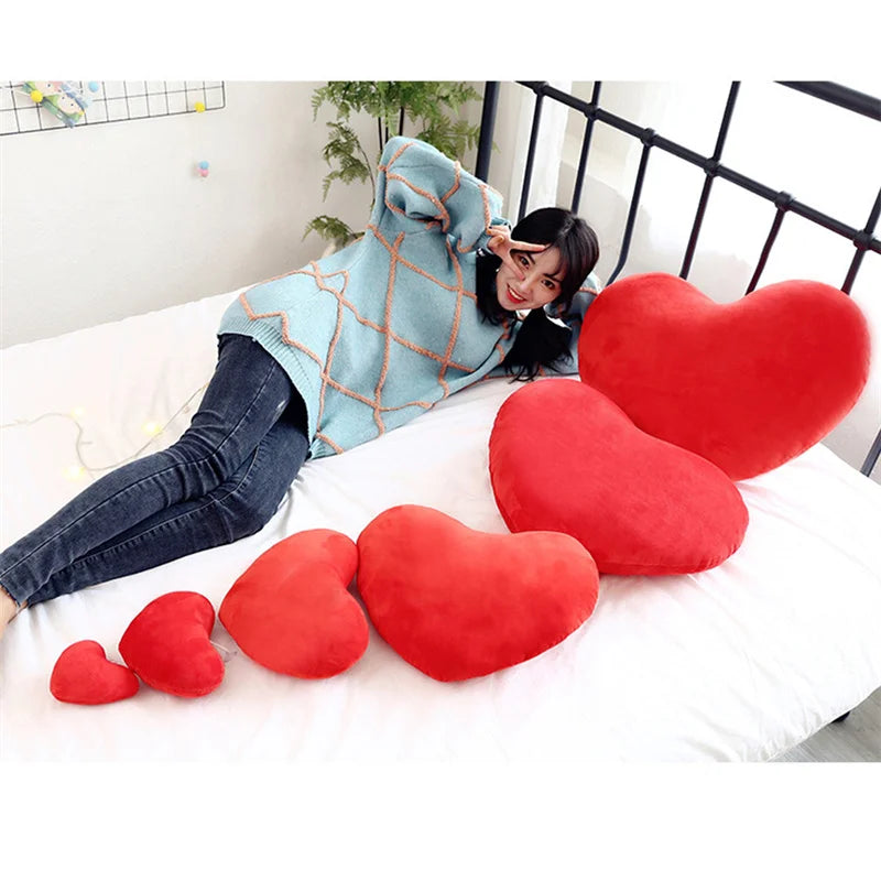 Cute Throw Pillow Heart-Shaped Pillow