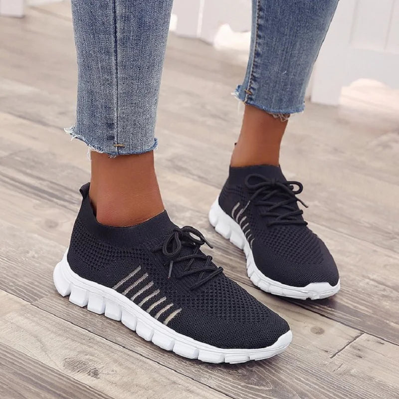 Women Mesh Breathable Shoes Slip onSneakers