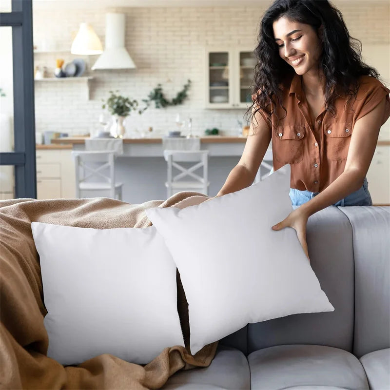 Natural Goose Feather & Down Throw Pillows Insert Bed/Couch/Sofa/Home/Hotel Pillow