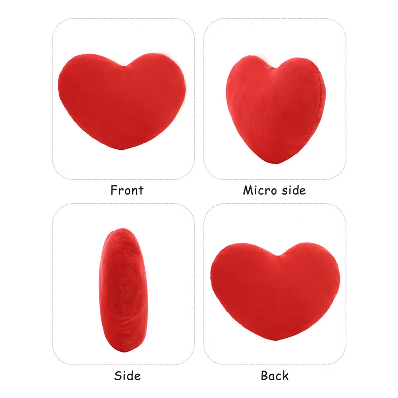 Cute Throw Pillow Heart-Shaped Pillow