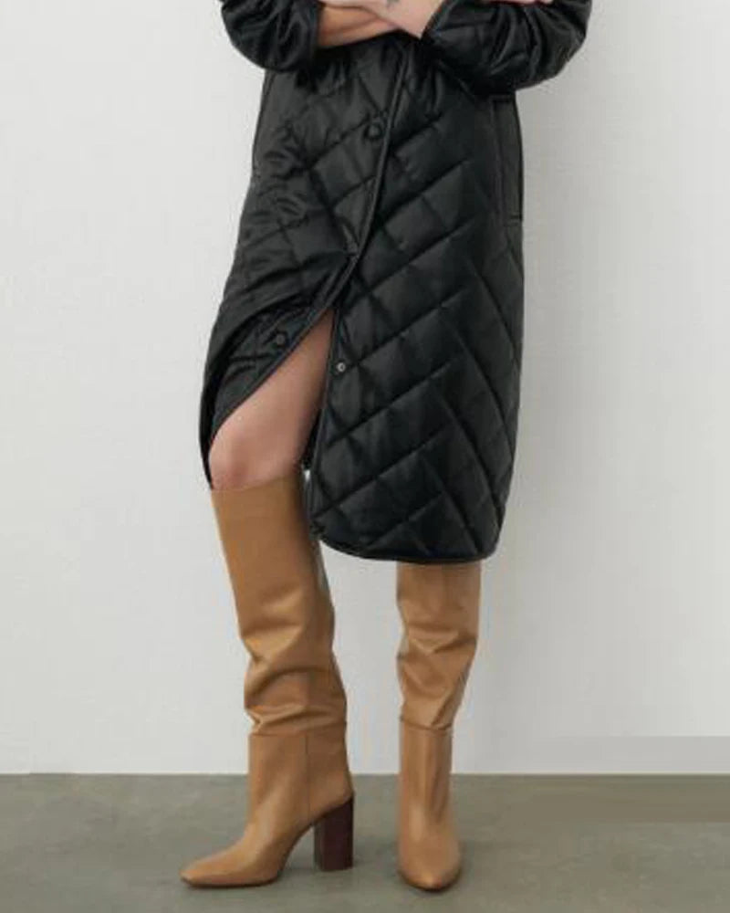 Genuine Leather Knee High Boots