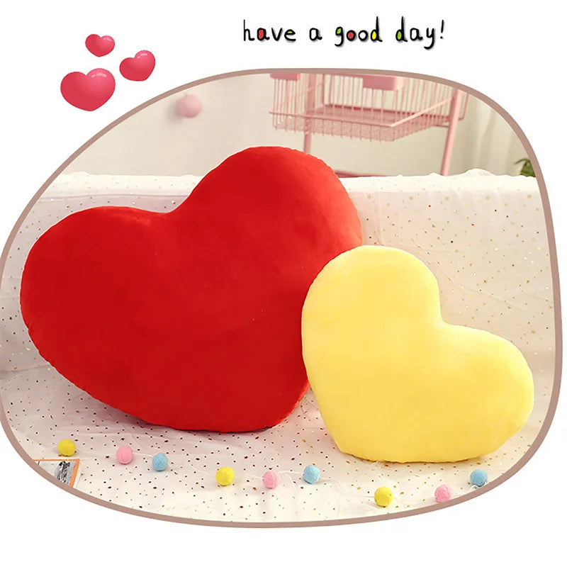 Cute Throw Pillow Heart-Shaped Pillow