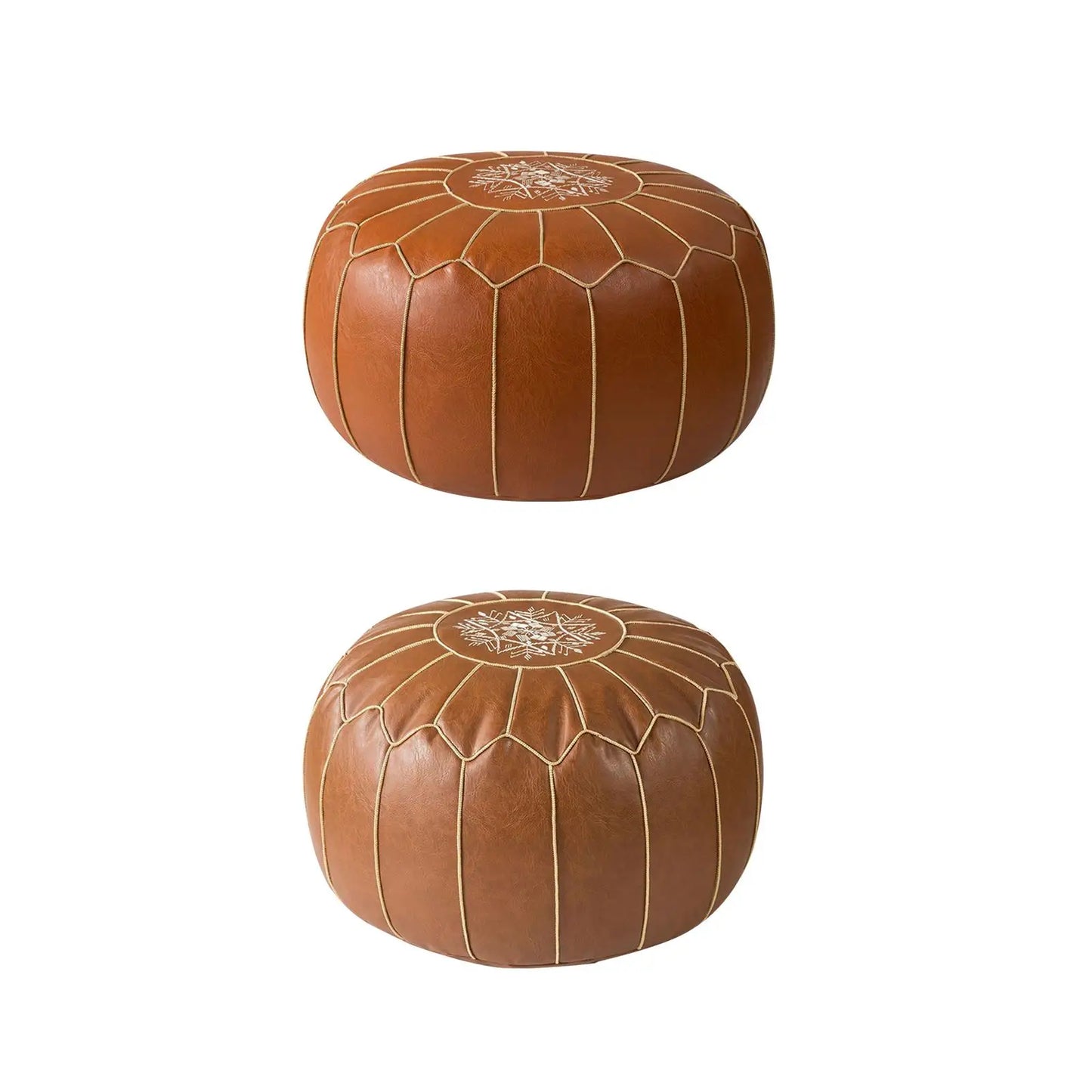 Unstuffed Pouf Cover Moroccan Style Ottomans Footstool Embroider Craft