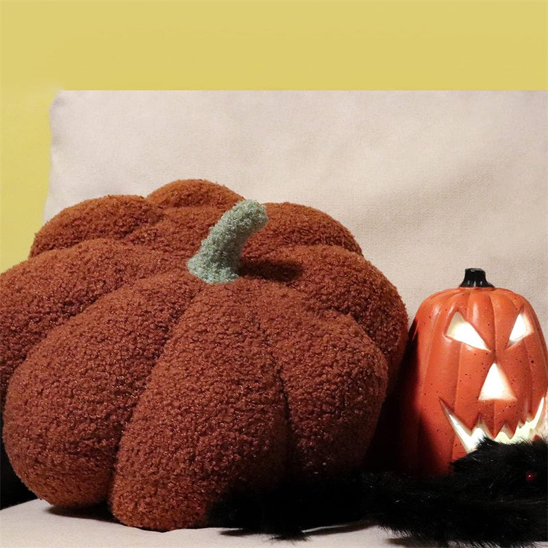 Halloween Pumpkin Throw Pillow Stuffed Cushion for Home