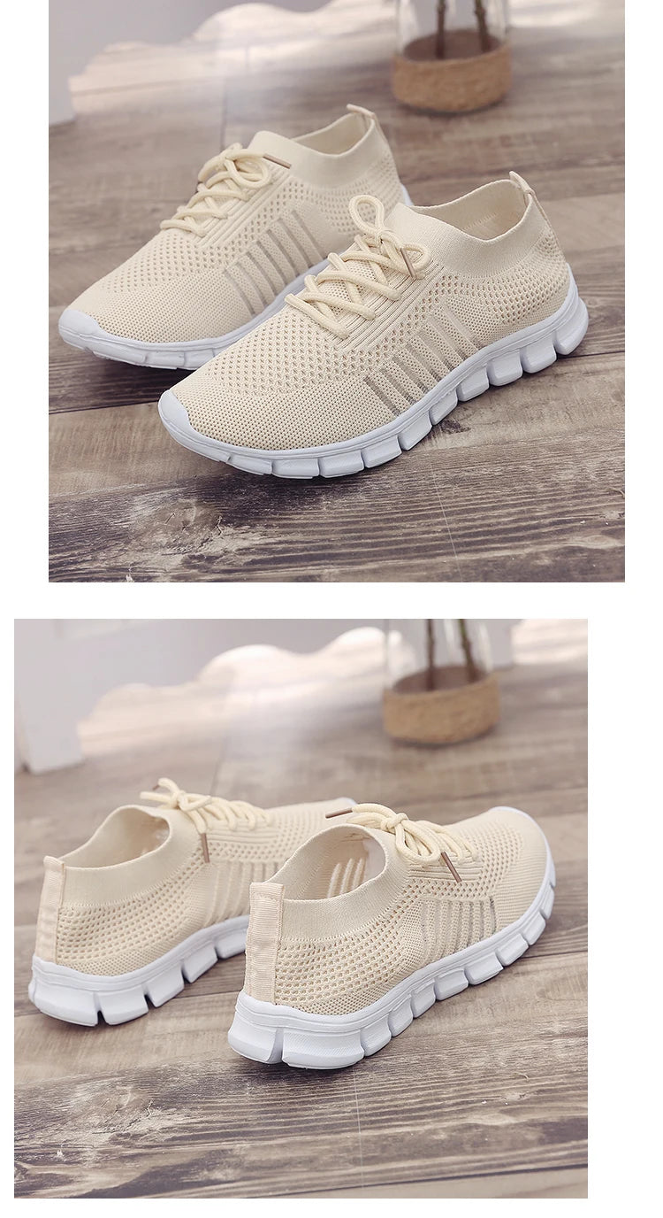 Women Mesh Breathable Shoes Slip onSneakers