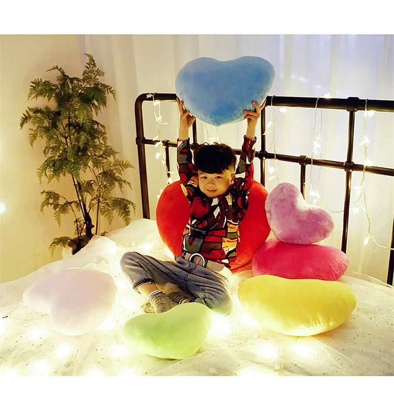Cute Throw Pillow Heart-Shaped Pillow
