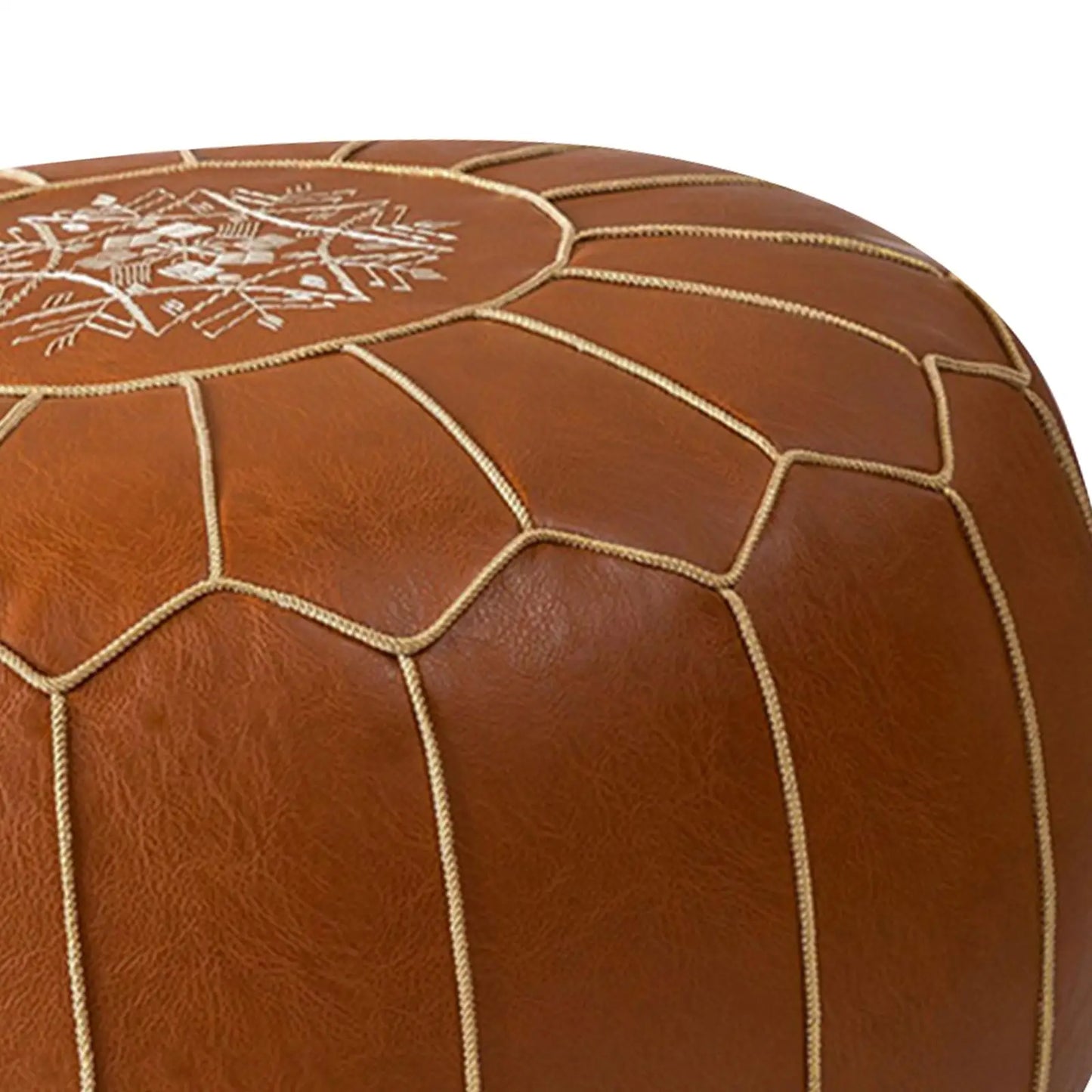 Unstuffed Pouf Cover Moroccan Style Ottomans Footstool Embroider Craft
