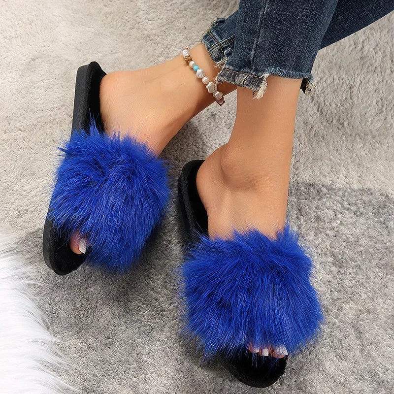 Warm Fluffy & Plush Slippers/Slides