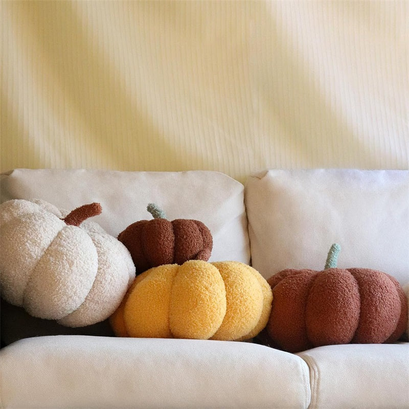 Halloween Pumpkin Throw Pillow Stuffed Cushion for Home