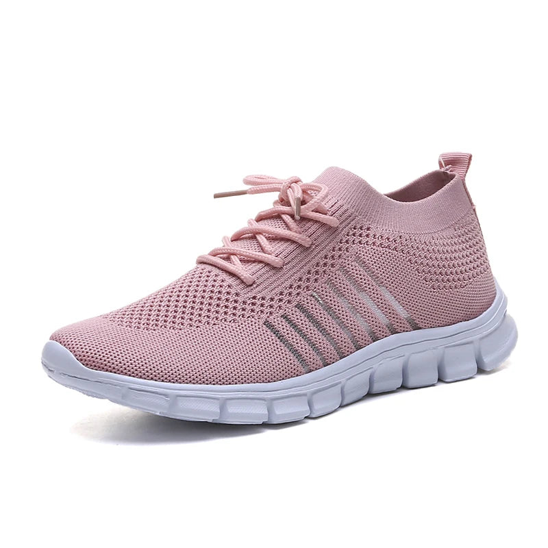 Women Mesh Breathable Shoes Slip onSneakers