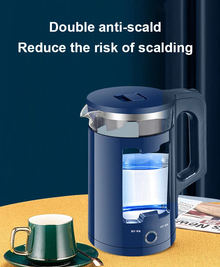 2.2L Electric Kettle Quick Heating Hot Water Boiling Teapot