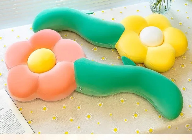 Large Plush Soft Flower Pillow