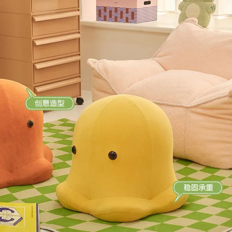 Playful Octopus Pouf - Small Apartment Living Room Ottoman