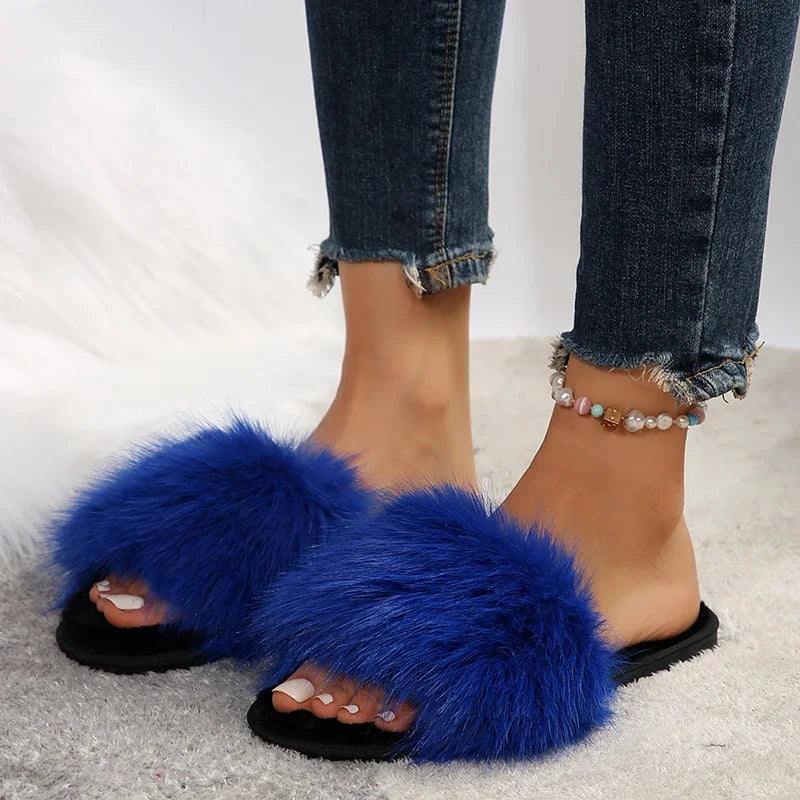 Warm Fluffy & Plush Slippers/Slides