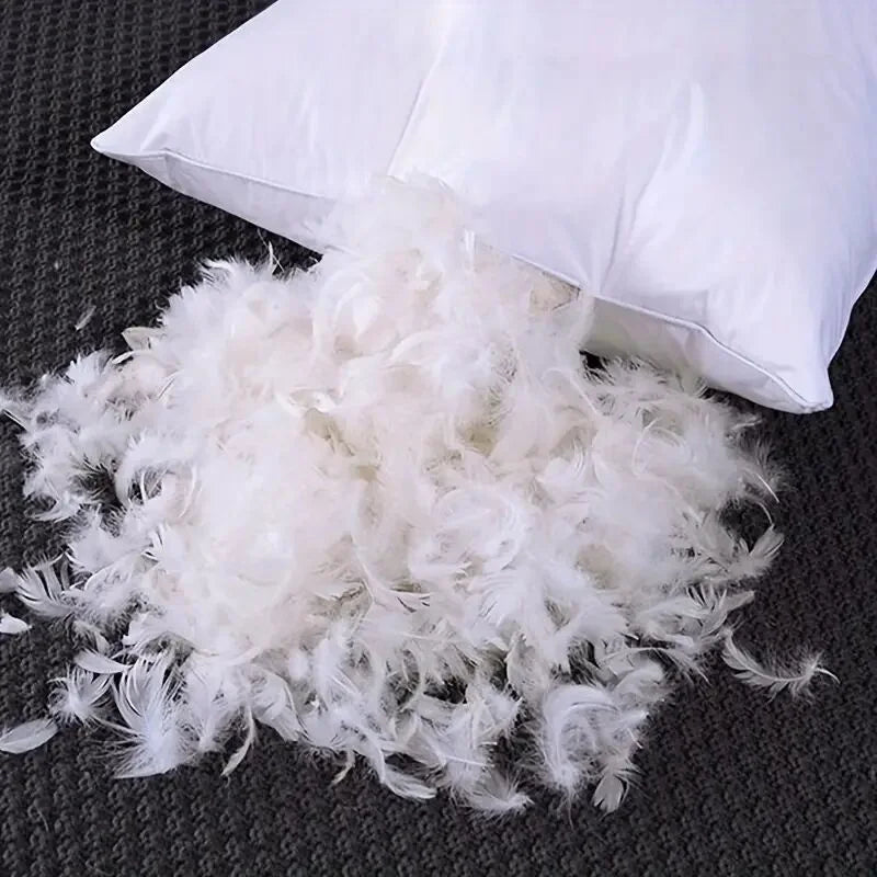 Natural Goose Feather & Down Throw Pillows Insert Bed/Couch/Sofa/Home/Hotel Pillow