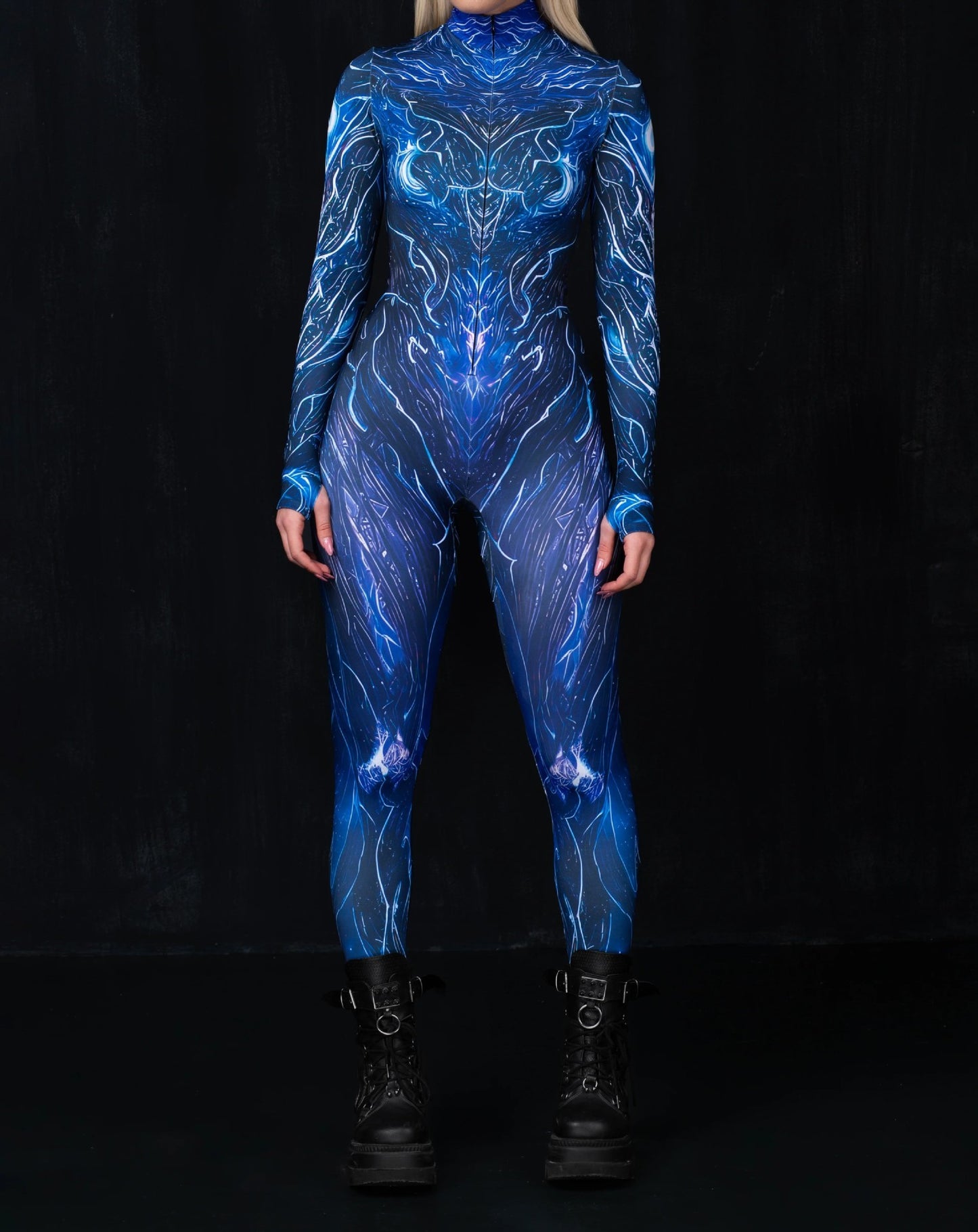 Halloween 3D Metallic Galaxy Warrior Costume
