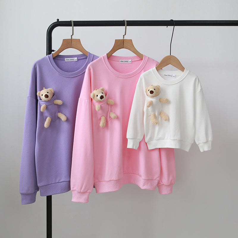 Matching Mother-Child Teddy Bear Top