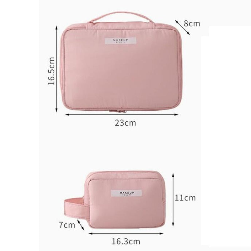 Compartment Makeup Bag