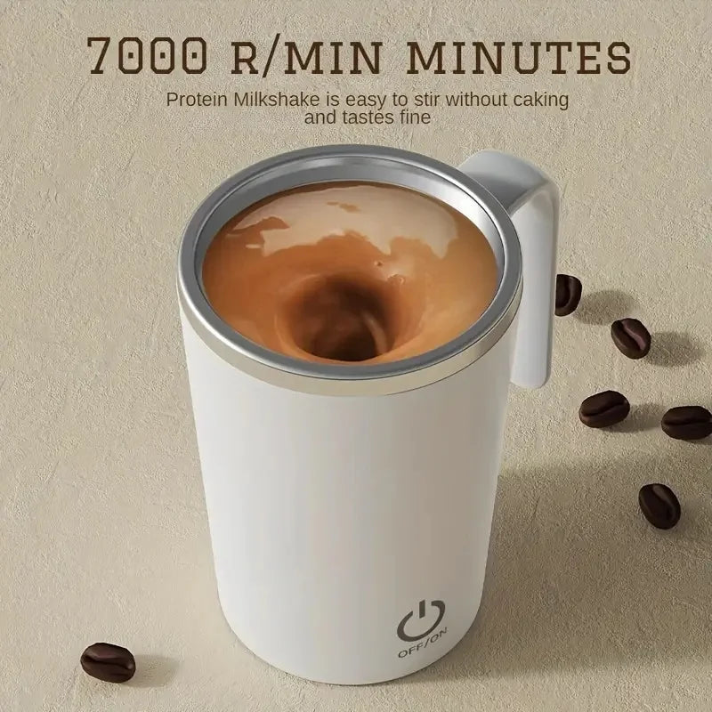 Magic Stir Mug: Mix Drinks Easily