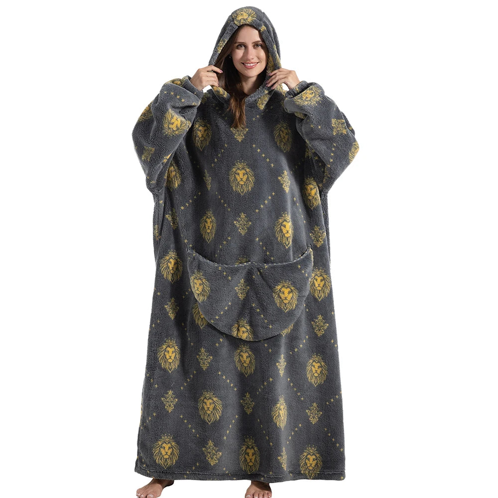 Cozy Wearable Blanket Hoodie